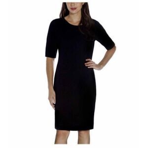 NWT Womens Mario Serrano Black Textured Bodycon Dress - Sz S